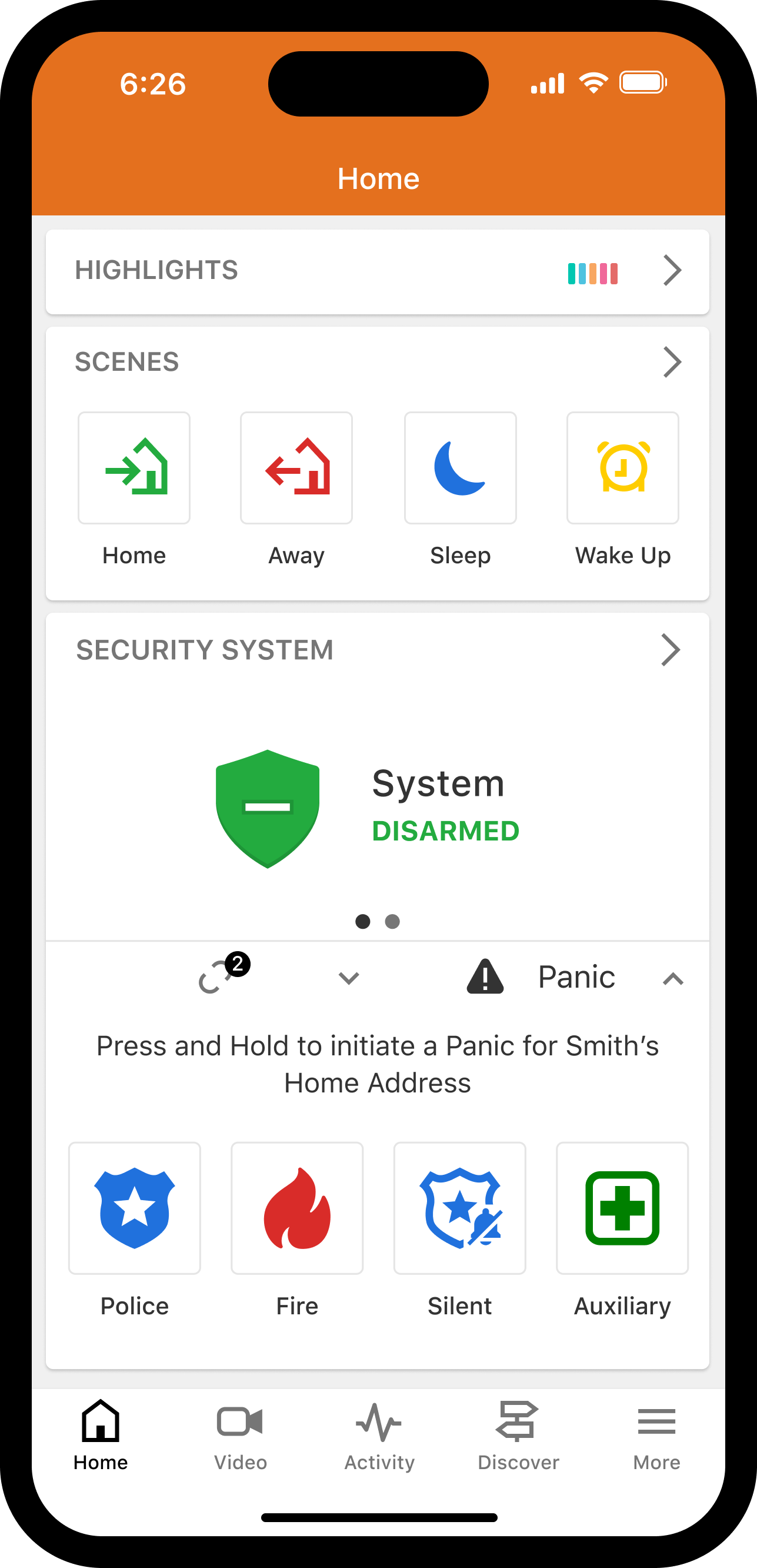 ADC_AppUI_Residential_OrangeHeader_Dashboard_Security
