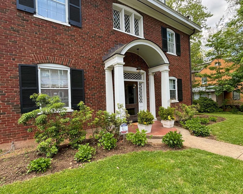 Front facade of house